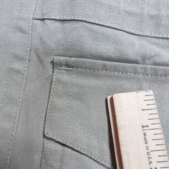 Vintage Outback Trading Barn Jacket 2XL Gray Chore Canvas - Picture 9 of 16